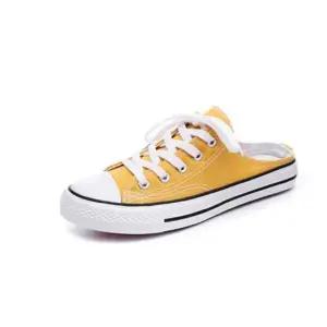 뒤꿈치없는 스니커즈 여성슬리퍼 스니커즈 학생운동화 푹신한굽스니커즈 여성뮬블로퍼뮬