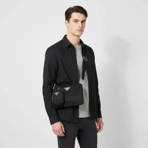 남성 삼각로고 블랙 크로스백 2VH113 2DMH F0002 배송