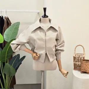 [대구백화점] [4CUS]집업 레더 카라넥 자켓(FS6A9JK5294)