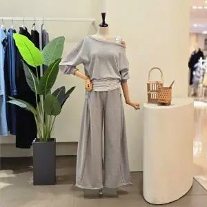 [대구백화점] [4CUS]오프숄더 레이어드 와이드 세트(FS6B9ST5308)