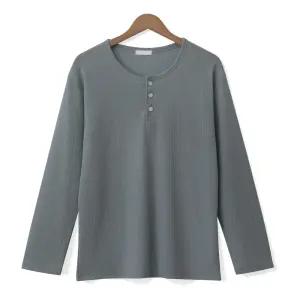 [엠엔씨][MNC] 빅사이즈 스판 헨리넥긴팔티 (MDIT195LW)