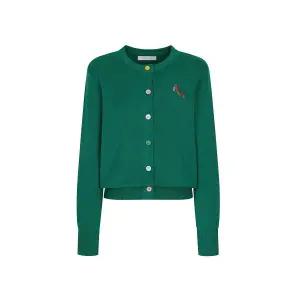 [예시카] 자수 아트웍 라운드넥 가디건 YV2KC367