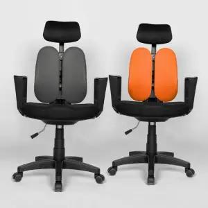 체어포커스 듀오 DUW600 고급형 헤더형 블랙바디 의자