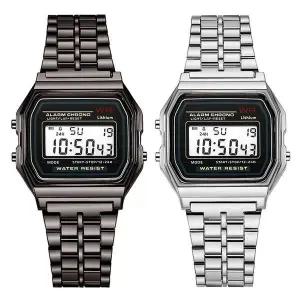 사각 658YDN67 패션 손목시계 스톱워치 알람 전자 시계 M12454