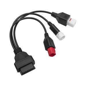 QNHEAY 3-in-1 OBD2 어댑터 케이블, 16핀에서 3/4/6핀 플러그, 오토바이용 진단 어댑터, 야마하, KTM, 유로 5와 호환 가능