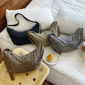 여성 숄더 나일론 패딩 백 데일리 대학생 가방 BOf8+8jzG