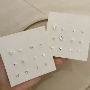 925실버 미니 큐빅 진주 귀걸이 나비 하트 별 리스 데일리 학생
