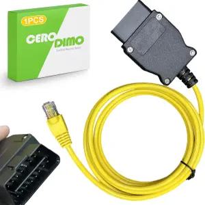 BMW F G 시리즈용 CeroDimo ENET OBD2 케이블 비머코드 ISTA+ E-SYS ICOM 부트모드3 MHD 어댑터 ECU 코딩용