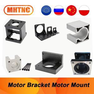 새로운 모터 브래킷 다양한 유형의 L Nema17 Nema23 42 57 86 스테핑 서보 마운트에 적용됩니다.