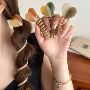 [신상오픈런]스프링머리끈 키치 그라데이션 캣아이 하트 (30367120)