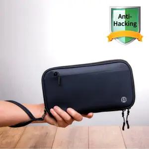 안티해킹 RFID 여권 클러치백 지갑 크로스백 IgF4+9bGA