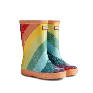 [백화점 정품] 토박스 헌터 키즈 스트라이프 글리터 레인부츠 아동장화 HTKCE2TSFR12