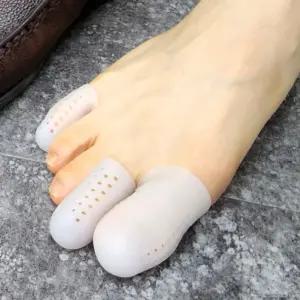 통풍형 실리콘 발가락 테이핑 골무 끼우개 중형