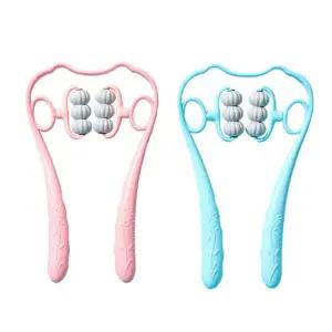 롤러 목 안마기 마사지기 종아리 맛사지 뒷목 지압