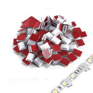 라이트 스트립 장착 클립 자체 접착 Led 패스너 홀더 케이블 클램프 주최자 고정