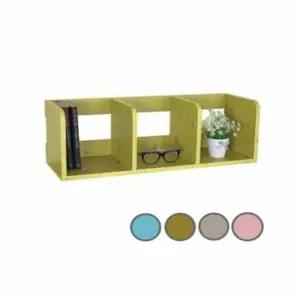 3단 책꽂이 노랑 책꽂이정리함 문서꽂이