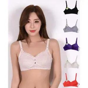 (탈렌트)노와이어 A컵쟈가드 플라워 X-UP 브라