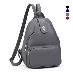 미르바네스 가죽 베이직 백팩 378