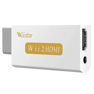 Wiistar Wii에서 HDMI 변환기 출력 비디오 오디오 어댑터 - 모든 Wii 디스플레이 모드에서 HDTV 및 모니터 지원