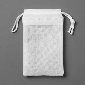 [룽스]부직포 파우치 50p 세트(12x 15cm)(화이트)