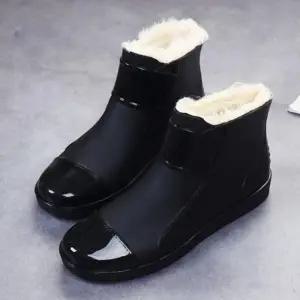 [룽스]레인부츠 발편한 방수 캐주얼 앵클 슬림