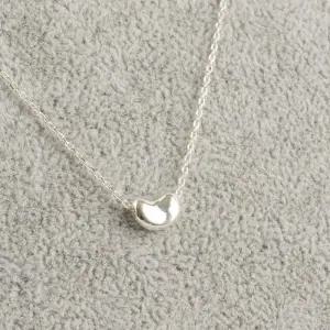 [신상오픈런]은목걸이 얇은체인 심플 데일리룩 콩모양 스털링실버 (29987617)
