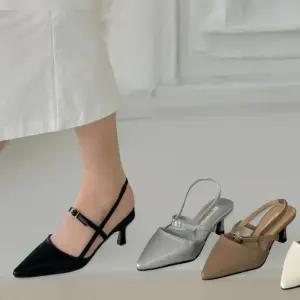 [신상오픈런]여성 클래식 뾰족코 슬링백 펌프스 구두 (34324633)