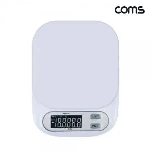 ( )디지털 주방 저울 1g 단위 측정 영점기능 White HA130