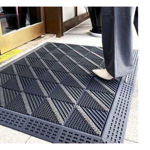 대형 야외 흙털이 매트 도어 이상 90x105cm 업소용 회색 입구 호텔