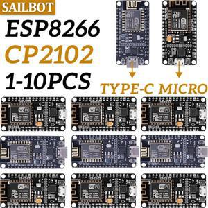 ESP8266 무선 모듈 CP2102 NodeMcu V2 Lua WIFI 사물 인터넷 보드 기반 ESP-12E PCB 안테나 개발