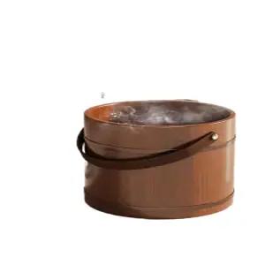 습식마사지 나무족욕통 마사지샵 찜질 목욕 가정용 나무통