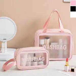 [룽스]세트 출장용파우치 화장품 방수 가방 2종 1P