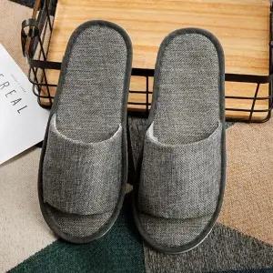[룽스]린넨 실내 슬리퍼 신발 실내화 270-275mm