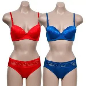 [라일리여성언더웨어] Rly 3 레이스 ZF 와이어 B컵 브라팬티세트 러운