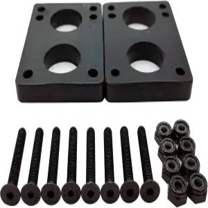 전기 스케이트보드용 PUAIDA 롱보드 라이저 패드 및 하드웨어 0.12인치(3mm) 0.3인치(8mm) 검은색