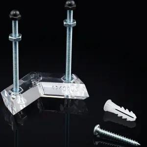 아코러스 스케이트보드 벽걸이 - 프리미엄 클리어 걸이 스케이트보더를 위한 훌륭한 선물 수직 데크