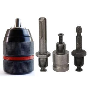 12-20UNF 13mm 열쇠가없는 드릴 척 육각 섕크SDS소켓 스퀘어 암 어댑터 하드웨어 도구 전문가