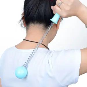 골프공 스프링 마사지기 목 안마기 어깨 등 마사지 PsT4+1SOy