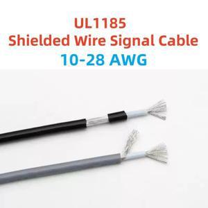 차폐 와이어 신호 케이블 전자 구리 오디오 단일 코어 1C 채널 10 12 14 16 18 20-28 AWG UL1185