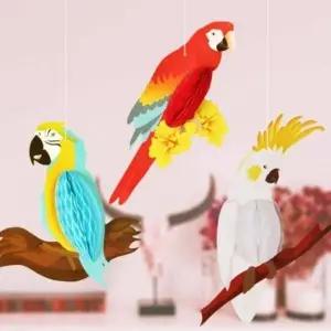 ( )앵무새 파티 페이퍼 세트 생일파티꾸미기 돌상소품