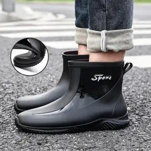 [룽스]남성 남자키높이워커 스포티 레인부츠