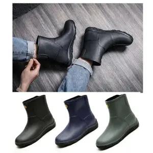 [룽스]방수 패션부츠 어반 남성 사막화 레인부츠