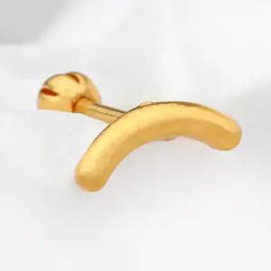 24K 순금 99.9% 커브 스틱 피어싱