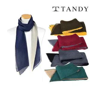 [탠디] TANDY 투톤 주름플리츠 스카프