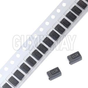 50개 SS34 SMD 다이오드 3A40V 숏키 SMA 패키지  A DO-214AC 모델 1N5822