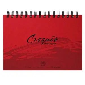 삼원)크로키하드커버스케치북 BG01CW05 A4(CS02/105g/80매)레드