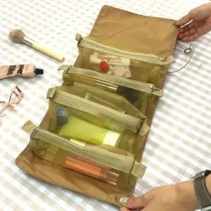 [라일리] Rly 여행용 화장품 브라운 세면도구 ZF 파우치