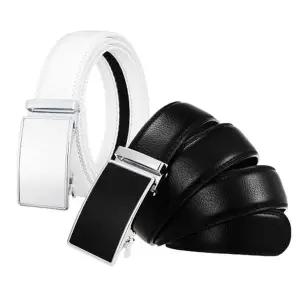 모노 엣지 자동 벨트 고급 소가죽 남성 허리띠 캐주얼벨트