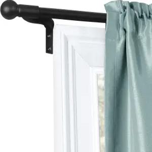 윈도우용 제나 홈 커튼봉 18~48인치 조절 가능한 단일 장식용 카페봉 완벽한 수평 조절과 측정이 필요 없는