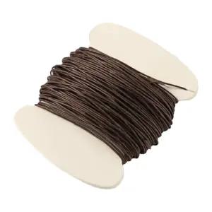 하이요 24게이지 브라운 종이 포장 금속 꽃선 크리스마스 화환 꽃꽂이 꽃다발 결혼식 DIY 66피트(20미터)